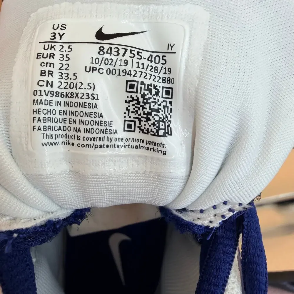 Nike Little Posite Pro (PS) Blue Void University Red White Foamposite Sneakers